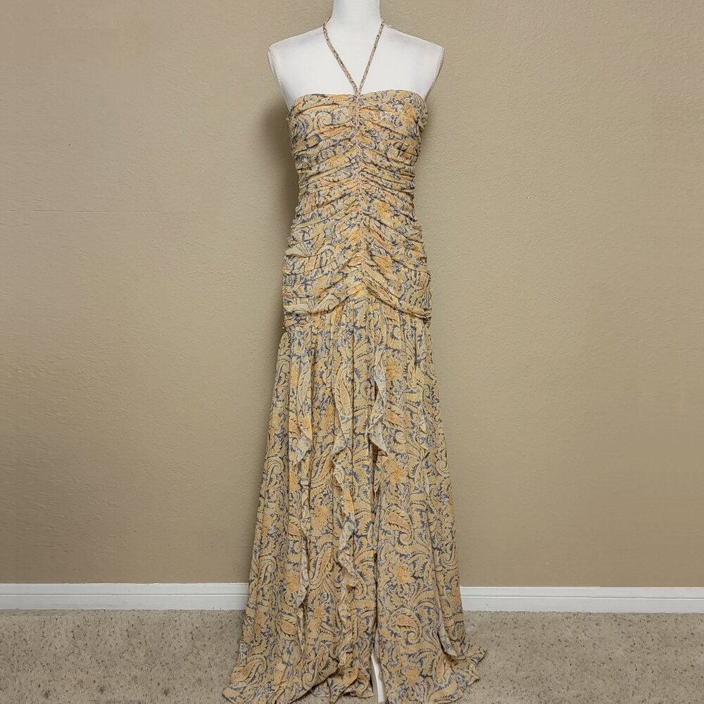 Veronica Beard Lucine Paisley Silk Gown - Picture 2 of 15